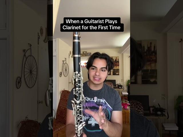 When a Guitarist plays Clarinet for the First Time 