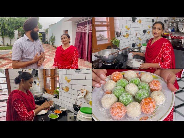 ਨਾਰੀਅਲ ਦੇ ਲੱਡੂ 10 ਮਿੰਟ ਚ ਤਿਆਰ  coconut de laddu  नारियल के लड्डू