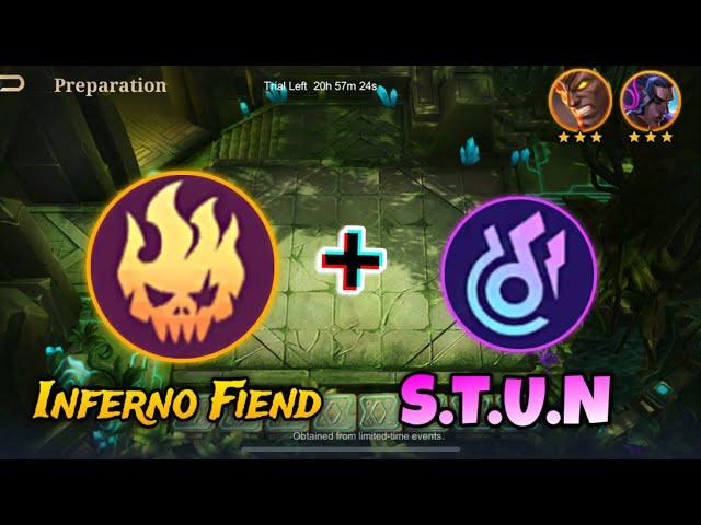 Tharz skill 3 || S.T.U.N + Inferno fiend combo‼️