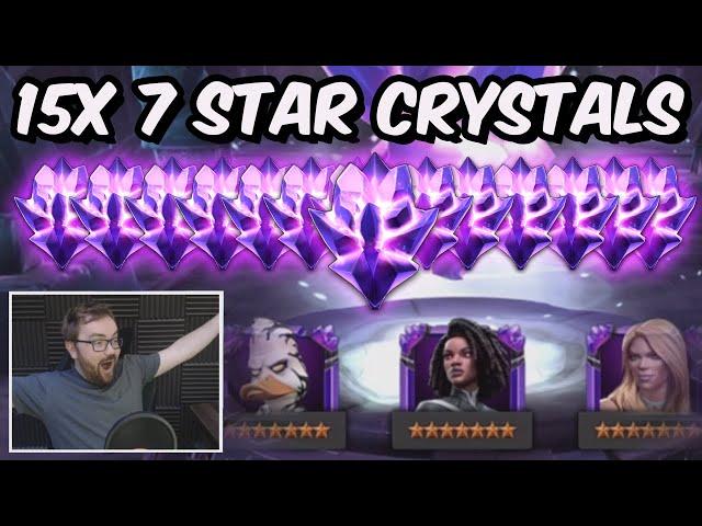 15x 7 Star Crystal Opening - THE BIG CLEANUP! - Marvel Contest of Champions