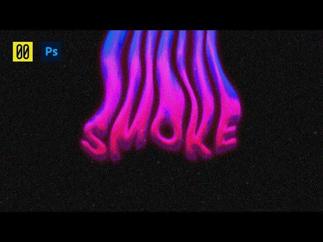 SMOKE MELTED TEXT EFFECT | PHOTOSHOP TUTORIAL 2021