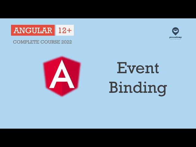 What is Event Binding | Data Binding | Angular 12+