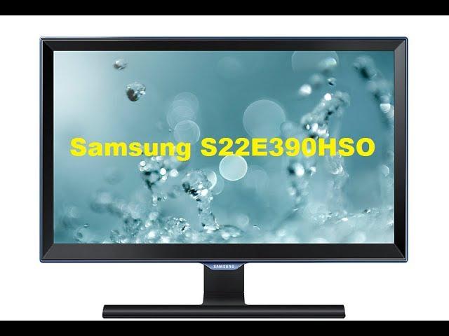 Монитор Samsung S22E390HSO с PLS матрицей.