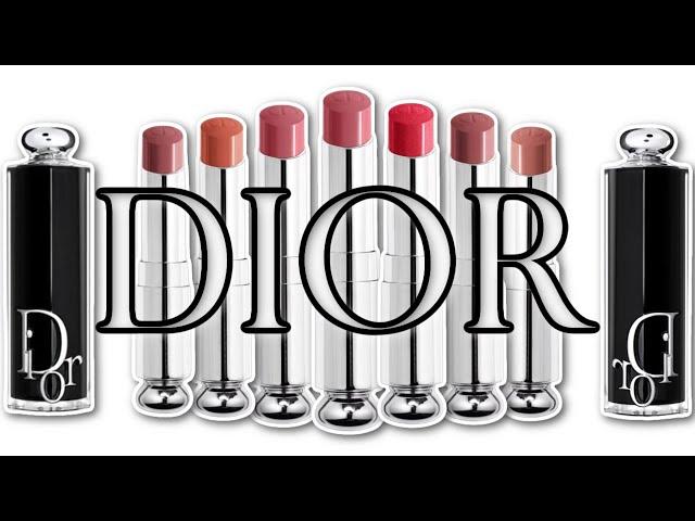 Dior Addict Lip Shine Lipstick Collection (to date) Swatches, Demos, Comparisons