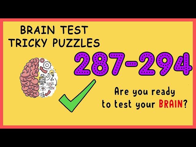 Brain Test Level 287 288 289 290 291 292 293 294 Solution Walkthrough