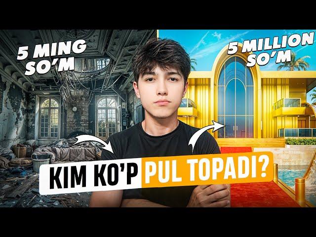 5,000 SUMDAN 5,000,000 GACHA  KIM KO’P PUL TOPADI