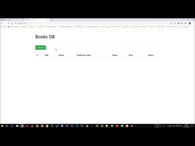 Basic CRUD application using Flask