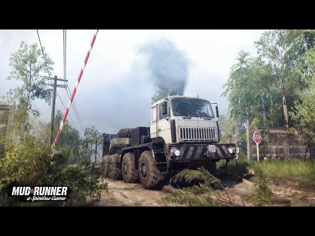 Spintires: MudRunner Карта Змеиные дороги 3 (прохождение)