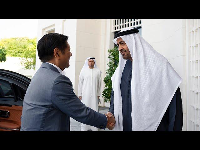 UAE President meets President of Philippines