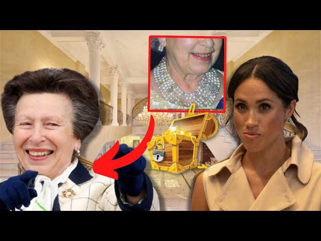 Meghan In DESPAIR As Princess Anne Inherits Queen's MOST TREASURED Jewellery!