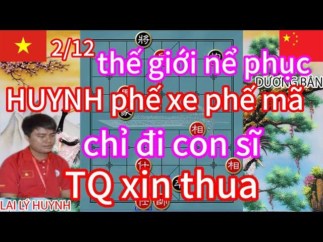 thế giới nể phục ! vua cờ tàn phế xe phế mã chỉ đi con sĩ TQ xin thua