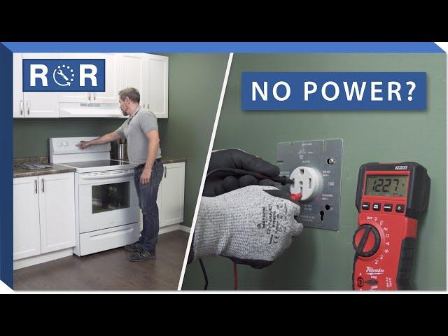 No Power? Electric Range Troubleshooting | Repair & Replace