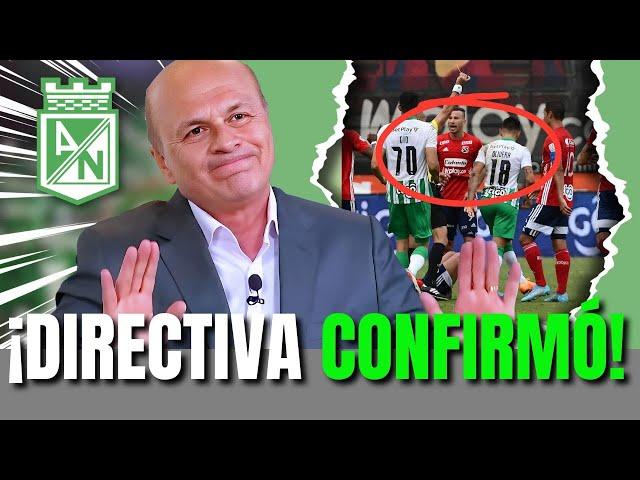 🟢¡HORAS DE CLÁSICO Y VERDE CONFIRMA NOTICIA!!! ¡ATLETICO NACIONAL HOY! 2024