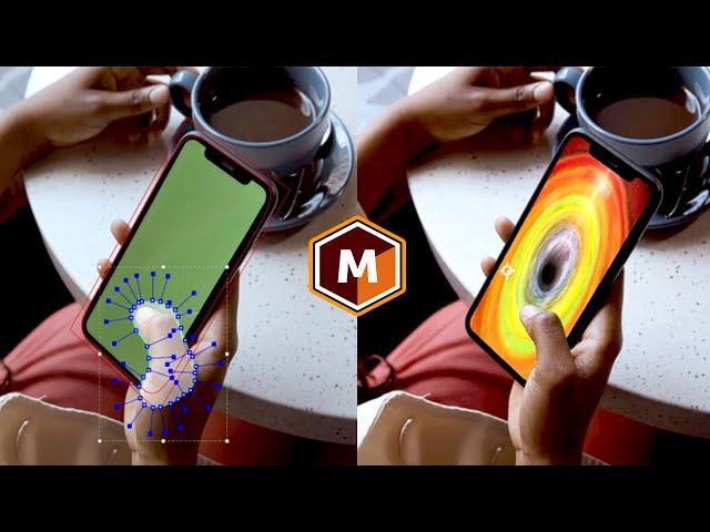 Motion Tracking in Mocha to Replace Phone Screen | Mocha for After Effects