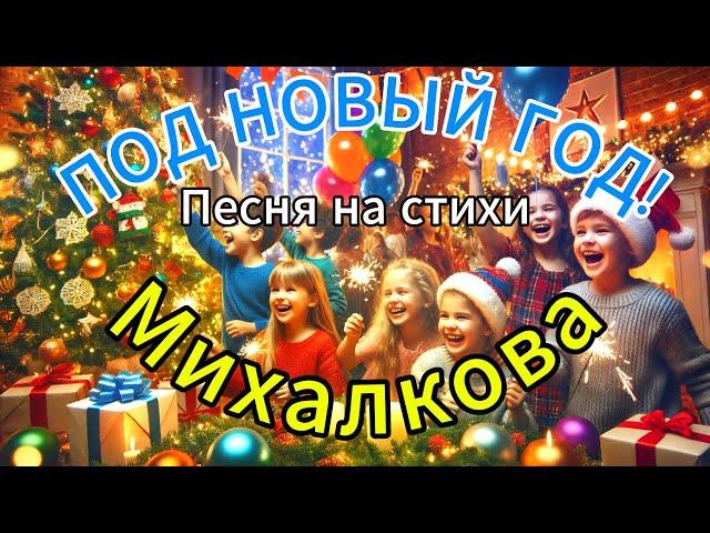 Новогодняя песня на стихи Сергея Михалкова Под Новый Год!