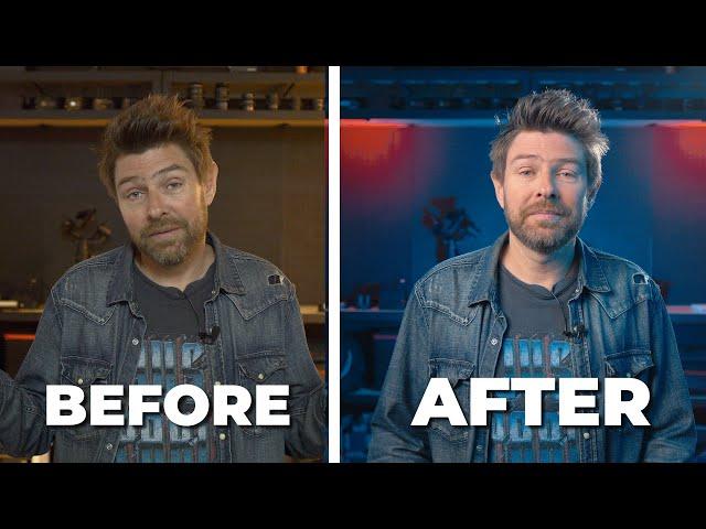 YouTube Studio Lighting Setup for small spaces