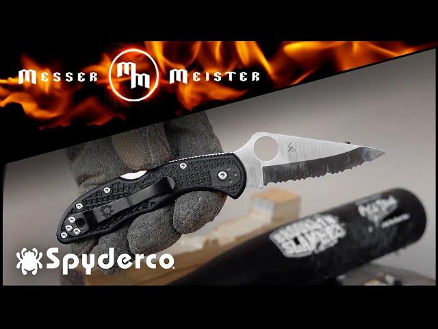 На что способен деликатный нож?! Тест Spyderco Delica