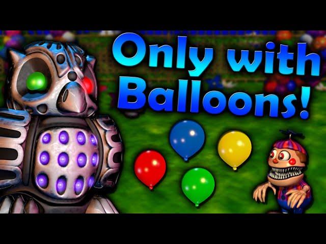 Can you beat FNAF World with ONLY Balloons?