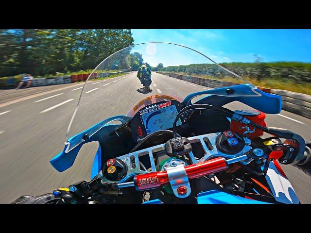 Road Racing POV on ZX10R | FULL RACE in Chimay