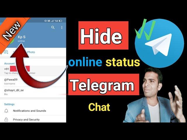 hide online status on telegram