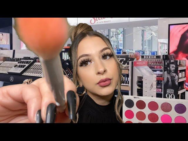 ASMR Fast and aggressive makeover at Ulta 