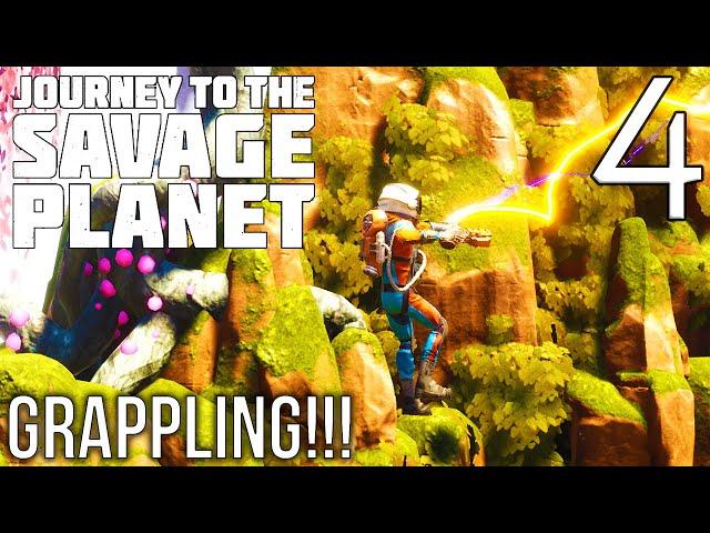 GRAPPLING UNLOCKED!! | Journey to the Savage Planet Coop Gameplay/Let's Play E4