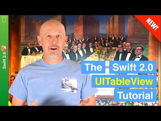 UITableView tutorial using Swift 2.0