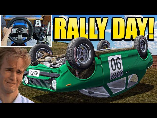 SECOND Rally Stage LIVE! - My Summer Car W/ Logitech G27 + Wheel Cam #54