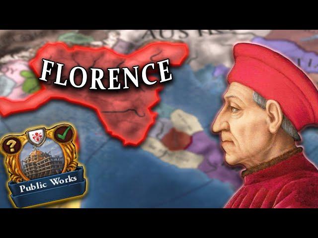 Florence is the BEST Tall Nation in Eu4! (Eu4 Tall Nations)