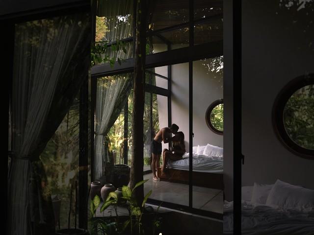 Couple Goals in our AirBnB in Bali 