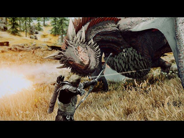 SKYRIM - НОВЫЙ МОД НА ДРАКОНОВ ИЗ ИГРЫ ПРЕСТОЛОВ!