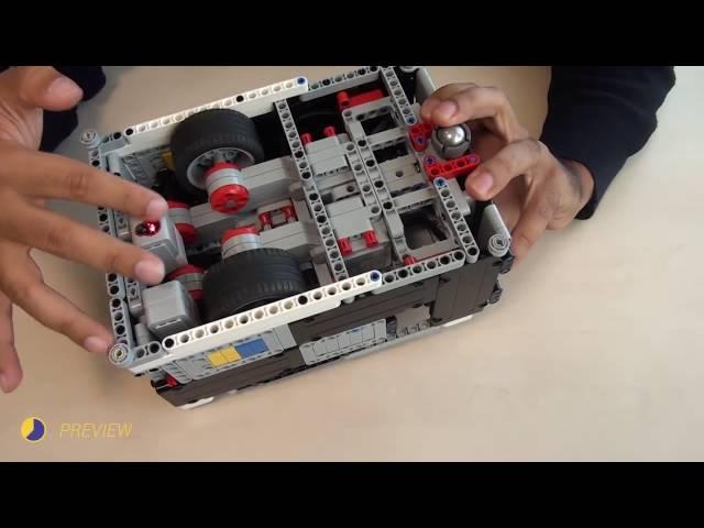 Box Robot for Robotics Competitions. Use of motors