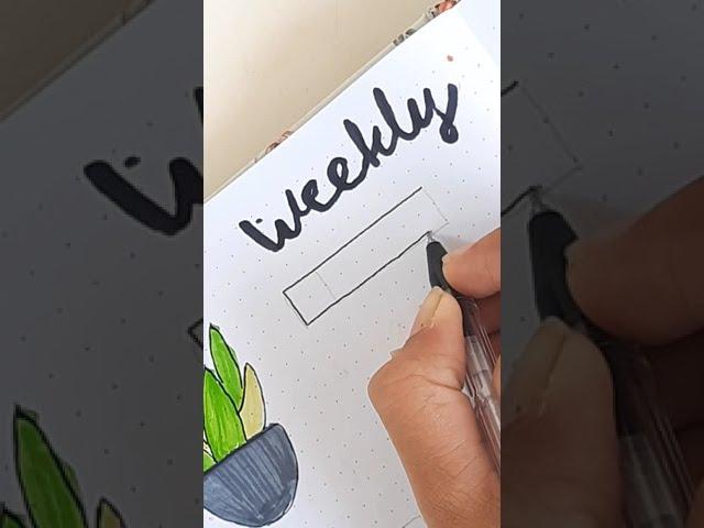 Weekly routine (Bullet Journal) / GM study vlog / GM craft ideas