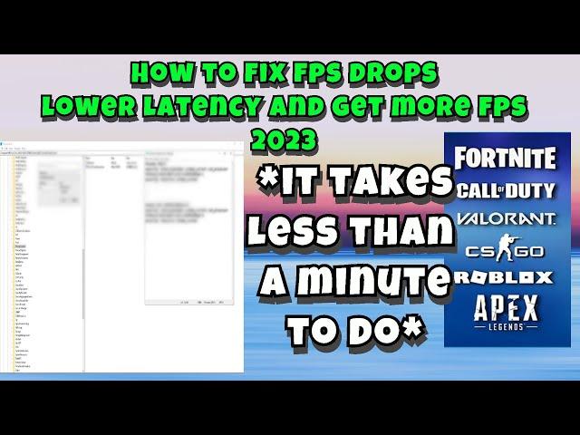 How to get more fps and lower latency with this 2 simple tweaks | Win32PrioritySeparation| 2023
