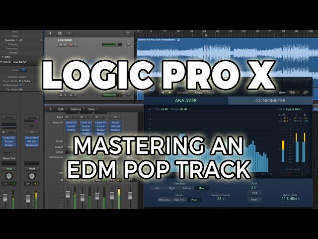 Logic Pro X - Mastering an EDM Pop Track