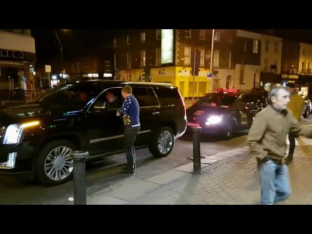 Conor McGregor Drives Past Two Drunk Guys Impersonating Him