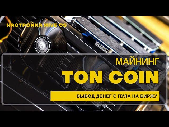 Как майнить Ton coin, вывод с пула