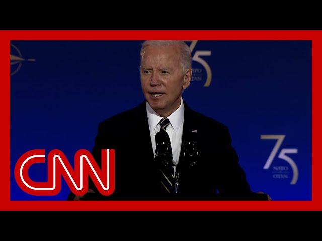 Biden gives closely watched speech at NATO summit