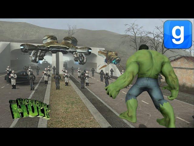 City Defence The Incredible Hulk VS Combine NPC Battle Garry's Mod