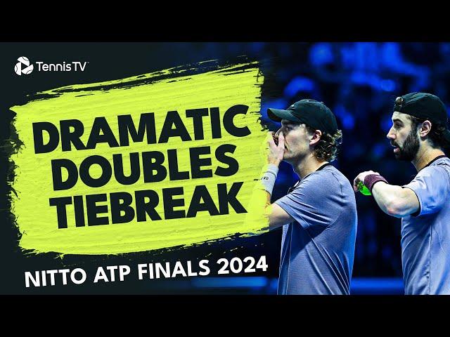 Dramatic Tiebreak In Purcell/Thompson vs Granollers/Zeballos | Nitto ATP Finals 2024