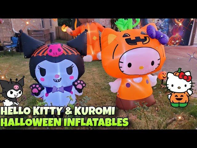 Cuteness OVERLOAD Hello Kitty & Kuromi Halloween Inflatable Blow Ups 2024 Walmart