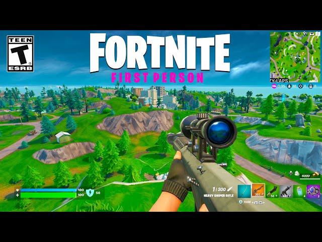 The NEW FIRST PERSON Mode in Fortnite! (New Update)