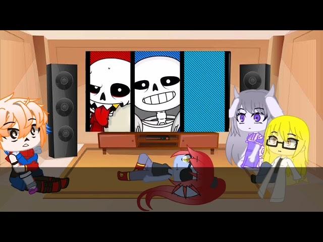 [~Реакция андертейл на санса и санс ау memes~] [~Undertale react to sans and sans au memes~] russian