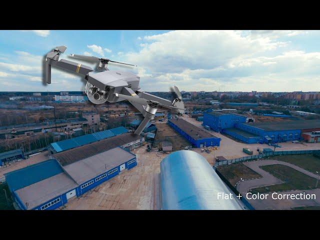 GoPro 8 4K Color Drone VS Flat + Color Correction