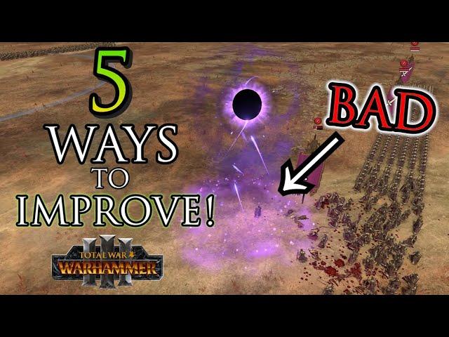 5 ways to get better at BATTLES! - Warhammer 3