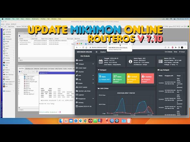 Update Profile Mikhmon pada RouterOS V 7.10 #BALASKOMEN E15