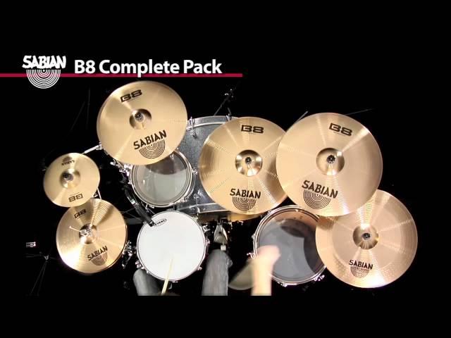 Sabian B8 Complete Pack Cymbal Demo
