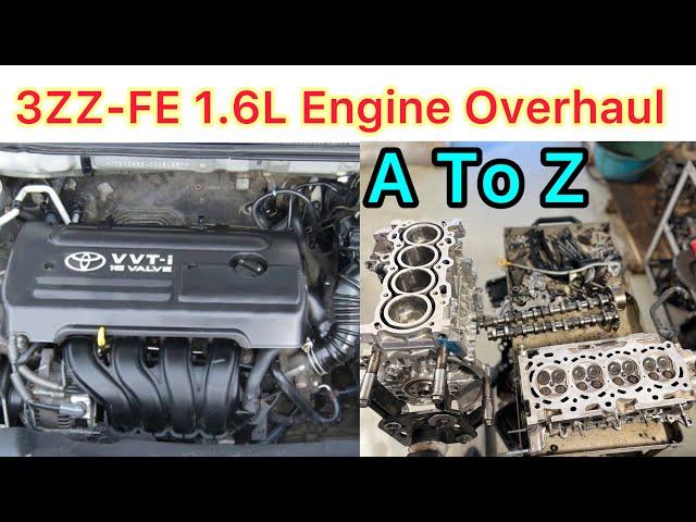 3zz fe engine rebuilding of Toyota Corolla