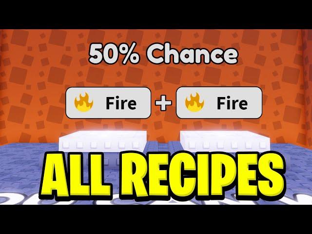 ALL FUSING RECIPES In Roblox AURA CRAFT!