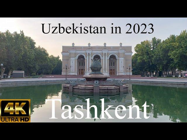 Tashkent, Uzbekistan in 2023. Alisher Navoiy Theater (4K)